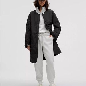 Lululemon Fleece-Lined Insulated Long Coat